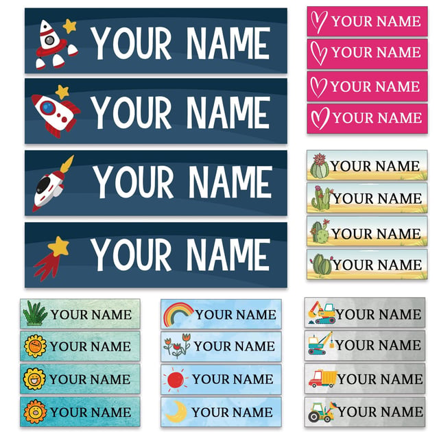 Custom Name Stickers for Water Bottles - Personalized Waterproof Vinyl Name Labels for Cups, Tumblers, Helmets, Laptop, Servers, Cars and Daycare (6 Stickers) - product photo 5 of 5