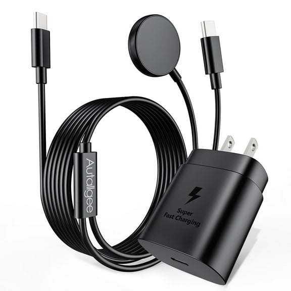 1FT for Samsung Galaxy Watch Charger Compatible with Watch 8/8 Classic/Ultra/7/6/6 Classic/5/5 Pro/4/4 Classic/3/Active/FE USB A Magnetic Fast Charging - product photo 2 of 5