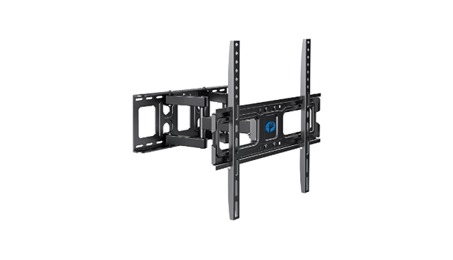 Pipishell TV Wall Mount for 26-74 inch LED LCD OLED 4K TVs up to 99lbs, Full Motion TV Mount Bracket Articulating Swivel Extension Tilting Leveling Max VESA 400x400mm, Fits 12/16 Inch Wood Studs - product photo 3 of 5