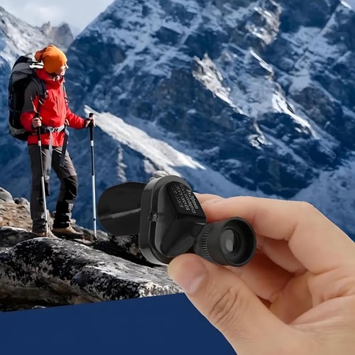 10x20mm black compact monocular handheld