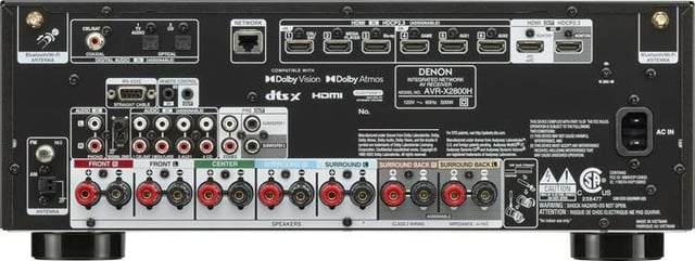 Denon AVC-X2800H vs Denon AVC-X2850H - product photo 4 of 5