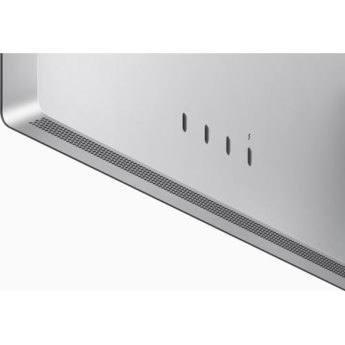 Apple Studio Display front view showing ports and design