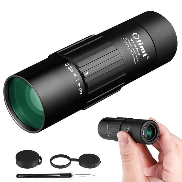 Olimt 8x32 Monocular Telescope Mini Pocket Monocular Compact Monoculars for Adults - product photo 2 of 5