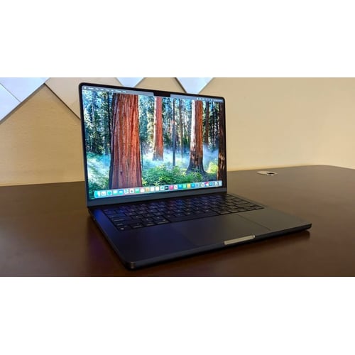 MacBook Pro 14-inch M4 display and keyboard close-up