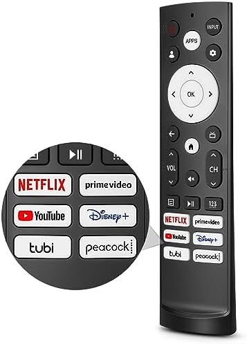 Voice Remote Control Replacement for Hisense Smart Google TV，Compatible with Hisense QLED UHD Mini-LED ULED Google TVs - product photo 5 of 5