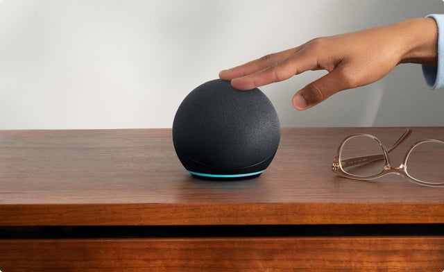 Amazon Echo Dot Max (newest model), Alexa speaker with room-filling sound and nearly 3x bass, Great for living rooms and medium-sized spaces, Designed for Alexa+, Amethyst - product photo 5 of 5
