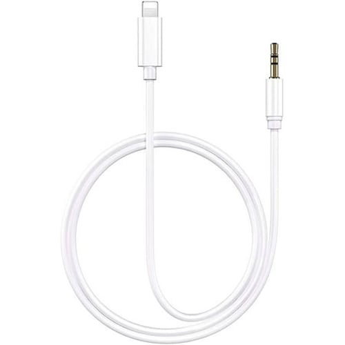 Apple MFi Lightning to 3.5mm adapter in black