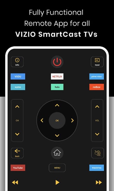 for Vizio Smart tv Remote Replacement,Compatible with vizio TV D-Series,M-Series,V-Series,UHD LED LCD Smart TV - product photo 2 of 5