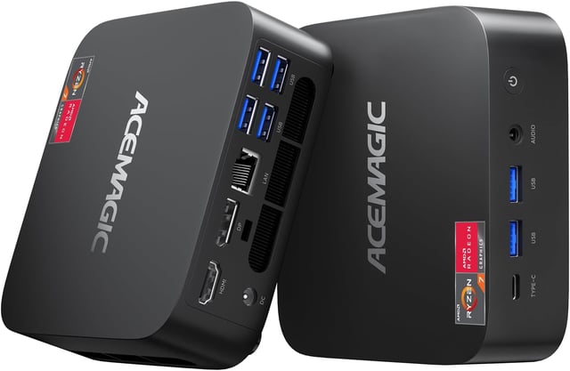 KAMRUI Pinova P2 Mini Gaming pc, Core i5-12600H (12C/16T, 4.5GHz), 16GB DDR4 512GB SSD Mini PC, 18MB Smart Cache, 4K Triple Display(DP+HDMI+USB-C)/WiFi6/BT5.2 Mini Computers for Home/Office/Business - product photo 5 of 5