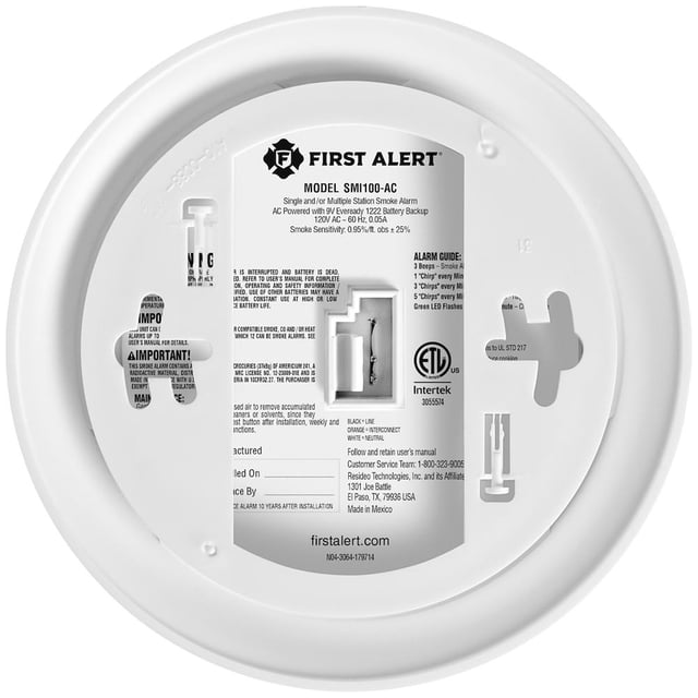 First Alert Smoke Detector - product photo 3 of 5