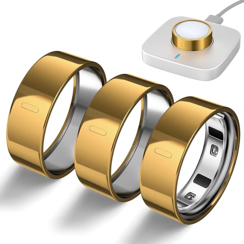 Sylacor gold ring covers for Oura Ring Gen 3 and Gen 4