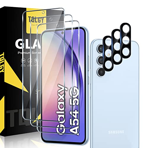 3 Pack for Samsung Galaxy S25 Ultra Screen Protector Tempered Glass + 3 Pack Camera Lens Protector, Military Grade Shatterproof, 9H Hardness, Fingerprint Unlock, HD Clear Case Friendly 6.9 Inch - product photo 2 of 5