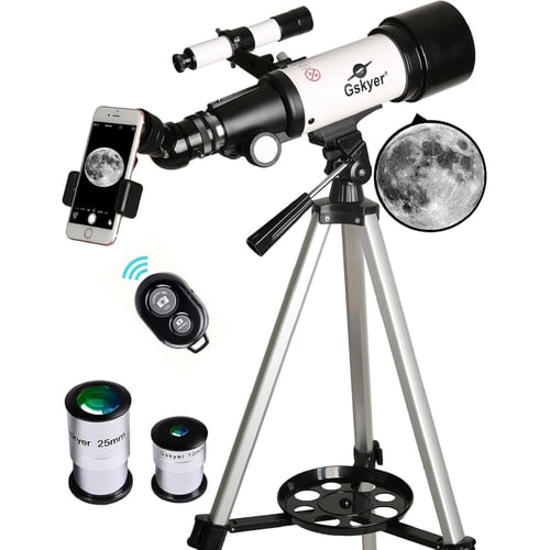 Gskyer 70mm telescope with tripod and accessories