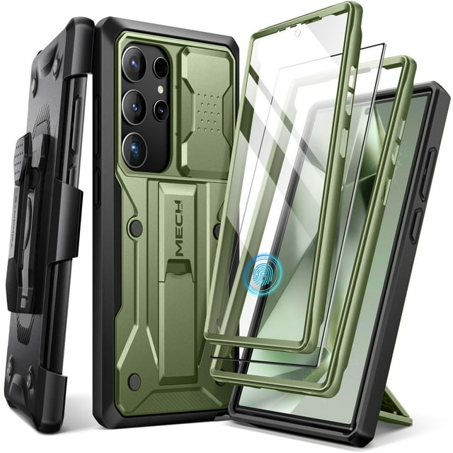 TONGATE for Samsung Galaxy S26 Ultra Case with Magnetic Stand, Compatible with MagSafe [Built-in Camera Cover & Ring Holder][Military-Grade Protection] Anti-Slip Rugged Phone Case for S26 Ultra, Black - product photo 3 of 5