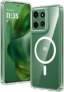 FNTCASE for Motorola Moto G-Power-5G-2026 Case: for Moto G Power 2025 Case Clear Slim Anti Yellowing Cell Phone Cover - Rugged Shockproof Protective Bumper Transparent Cases(Clear) - product photo 5 of 5