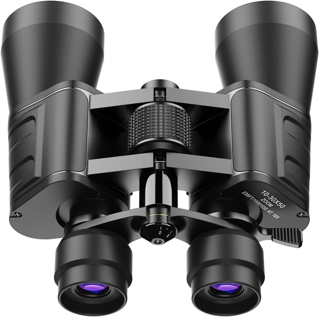 10X42 Professional Binoculars with Smartphone Adapter, Compact Waterproof Low Night Vision Binoculars for Adult Birds Watching Hunting Concert Travel - product photo 4 of 5
