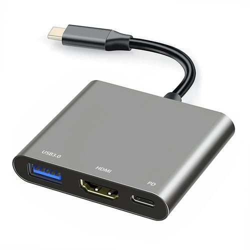 Anker 5-in-1 hub connected to MacBook setup