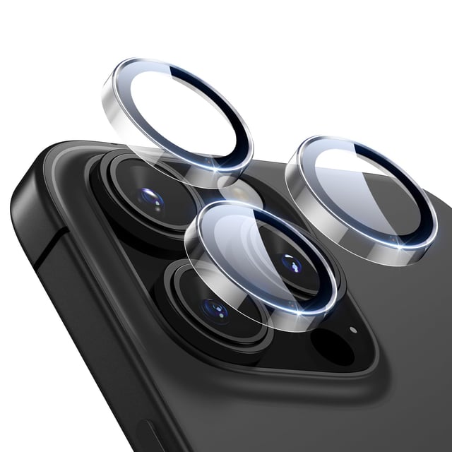 ESR 2 Pack Camera Lens Protector for iPhone 15 Pro Max/15 Pro/14 Pro Max/14 Pro, Ultra-tough HD Individual Lens Protectors, Scratch Resistant, Ultra-thin Tempered Glass, Armorite Series, Clear - product photo 3 of 5