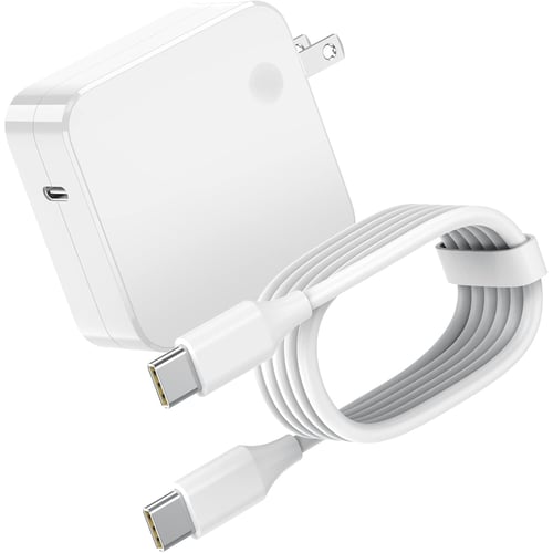 Charger cable connector detail with LED indicator