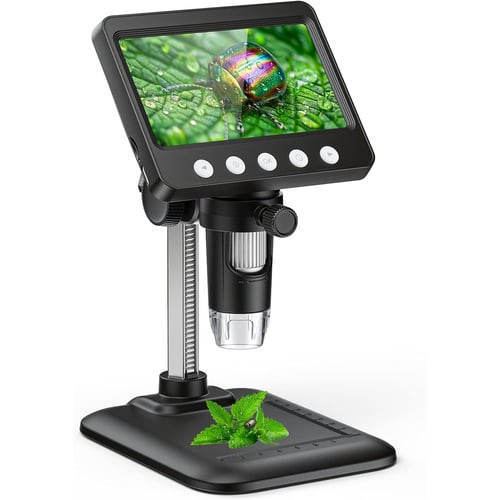 SKYEAR 4.3 inch digital microscope full unit view
