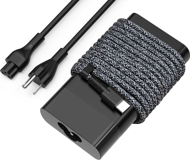 JEIBAO New Slim 65W USB C Laptop Charger Compatible with HP Chromebook X360, Envy X360, Elitebook X360, Spectre X360, Elitebook/Chromebook/Elite x2/Envy/ProBook Travel Type C Power Cord Supply - product photo 2 of 5