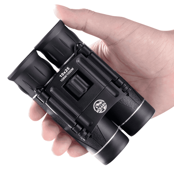 10x25 Binoculars for Kids Mini Pocket Compact Binoculars Waterproof Small Binocular for Bird Watching Travel Stargazing Outdoor Sports Black - product photo 4 of 5