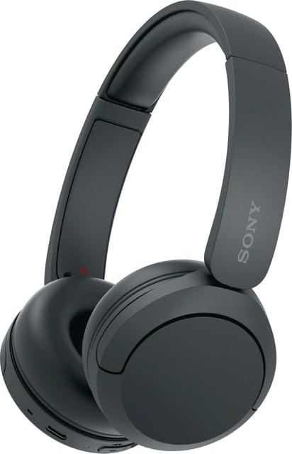 Sony WH-CH520 Wireless Headphones Bluetooth On-Ear Headset with Microphone and up to 50 Hours Battery Life with Quick Charging, Black - product photo 3 of 5