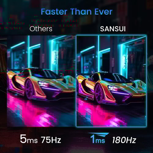 SANSUI monitor gaming setup angle