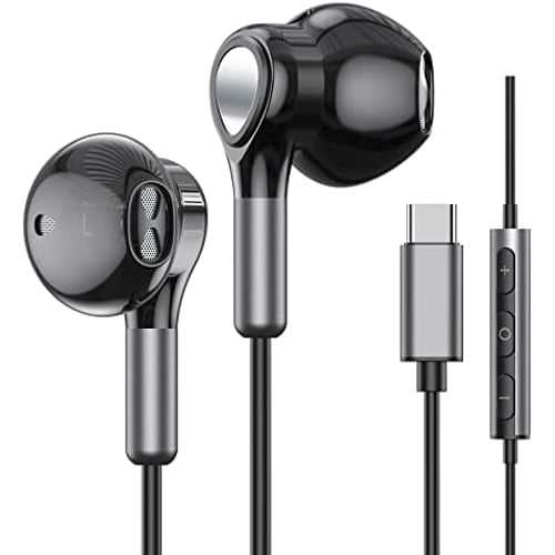 USB-C earphones compatible devices display