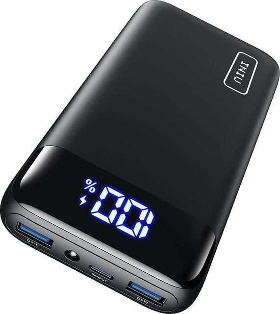 INIU 20000mAh Portable Charger, Small Power Bank, 45W PD Fast Charging Battery Pack, Fast Charging USB C in&Out Battery Pack, Travel Phone Charger for iPhone 17 16 15 Air Samsung S25 S24 Google, Beige - product photo 2 of 5