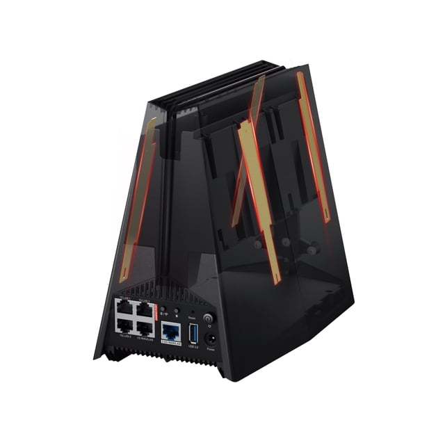 TP-Link Tri-Band AXE5400 Wi-Fi 6E Gaming Router Archer GXE75 | 6-Stream 5.4 Gbps | 1×2.5G + 4×1G Ports, USB 3.0 | Exclusive Acceleration, Gaming Port & Panel, RGB Lighting | EasyMesh, HomeShield - product photo 3 of 5