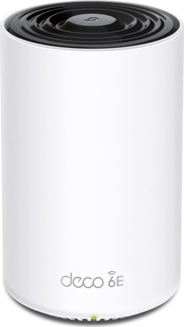 TP-Link Deco XE75 Pro AXE5400 Tri-Band WiFi 6E Mesh Router - 2.5G WAN/LAN Port, 2 x Gigabit LAN Ports, Covers up to 2900 Sq.Ft, Replaces WiFi Router and Extender, AI-Driven Mesh, 6GHz Band, 1-Pack