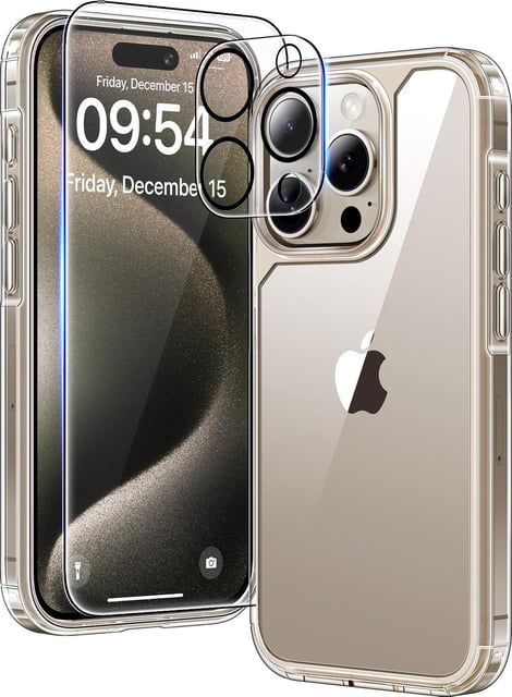 Miracase for iPhone 17 Case 6.3'', Full-Body Bumper Military Drop Protection Outdoor Phone case with Built-in Glass Screen &Camera Control,Easy Installation,No Gap,Compatible with MagSafe,Black - product photo 3 of 5