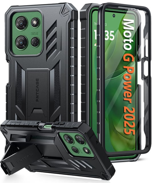 FNTCASE for Motorola Moto G-Power-5G-2026 Case: for Moto G Power 2025 Case Clear Slim Anti Yellowing Cell Phone Cover - Rugged Shockproof Protective Bumper Transparent Cases(Clear) - product photo 3 of 5