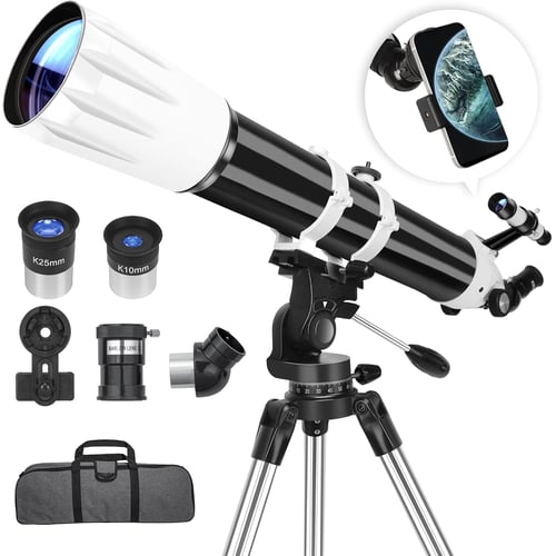 MEEZAA telescope accessories and carry bag