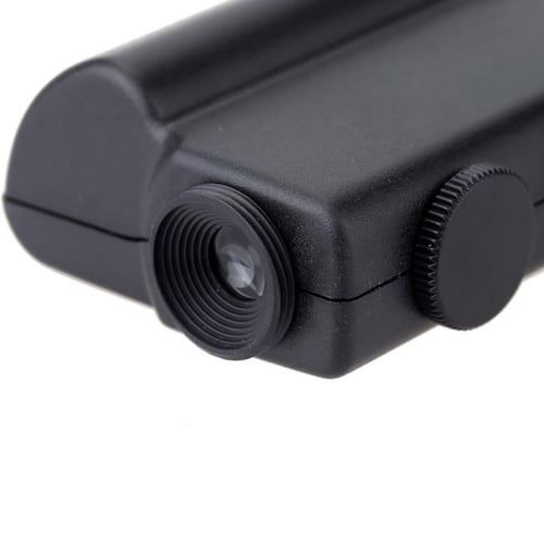 OPAITA microscope showing magnified coin detail on built-in screen