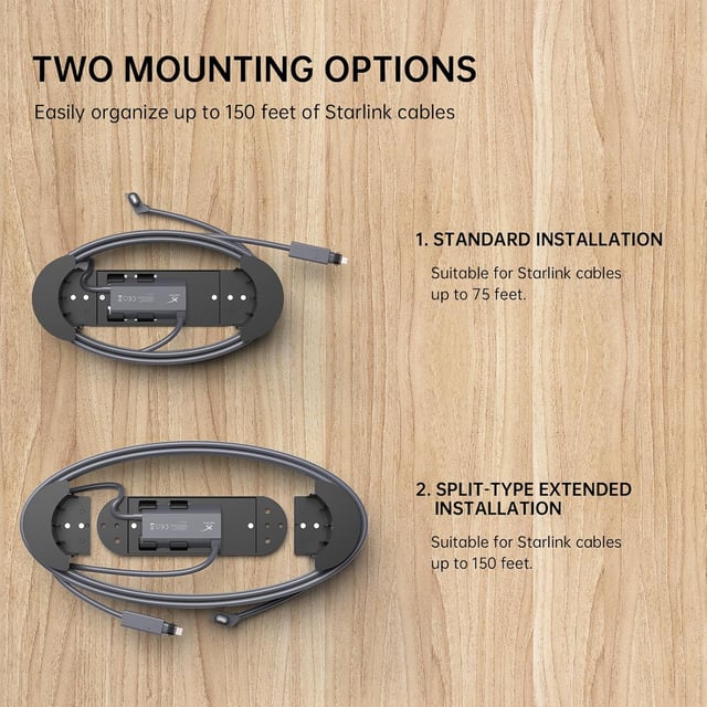 XLTTYWL Starlink Gen 3 Mount, All in One Starlink Standard V3 Mesh Router and Star Link Gen 3 Power Supply Mounting Kit for StarLink V3&Gen3 HP Standard Router,UTR-32 - product photo 3 of 5