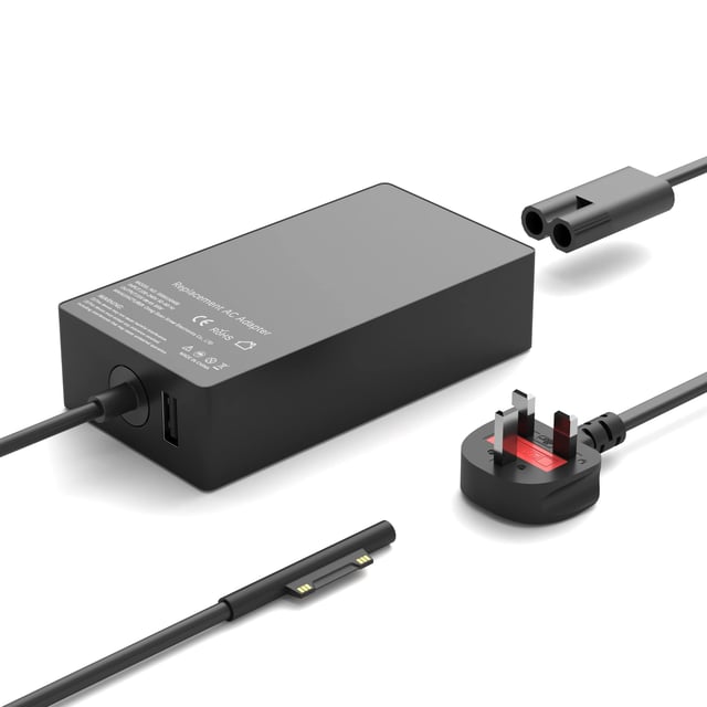 65W Surface Pro Laptop Charger-for Microsoft Surface Pro Charger Windows Surface Laptop 6,5,4,3,2,1,for Microsoft Surface Pro10,9,8,7+,7,6,5,4,3,X,Surface Book3,2,1,Surface Go Tablet,Support 44W, 10FT - product photo 2 of 5