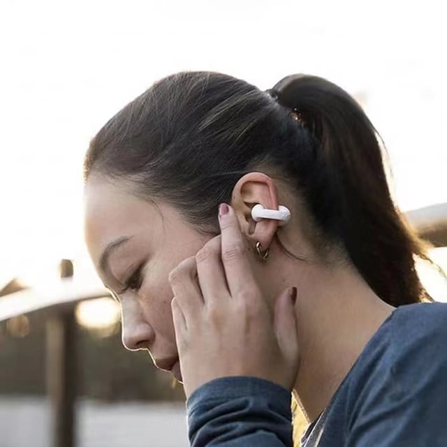 Paekole Ultra Open Ear Earbuds – Clip On Bone Conduction Headphones, Super Comfort Ear Buds for All Day Wearing, Lightweight Bluetooth Earbuds with Digital Charging Case Fit Running Workout - product photo 4 of 5