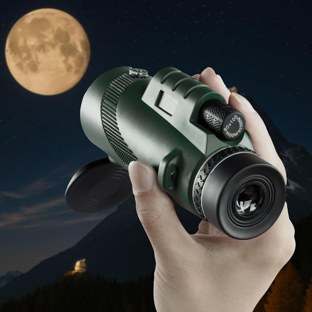 10x40 Monocular for Camping Hiking and Bird Watching Compact and Non-Slip