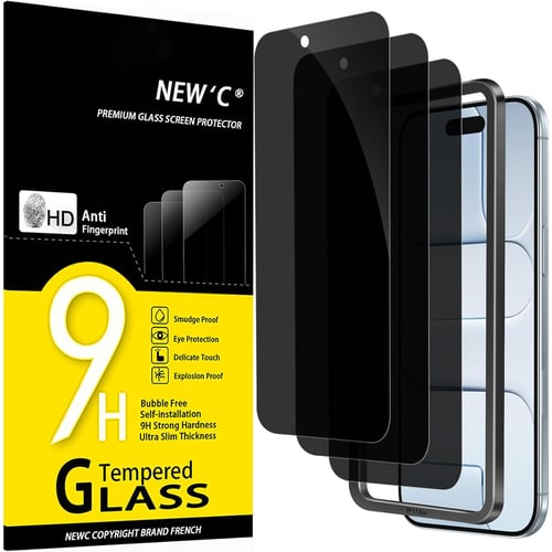 NEW'C Privacy Screen Protector installation and clarity