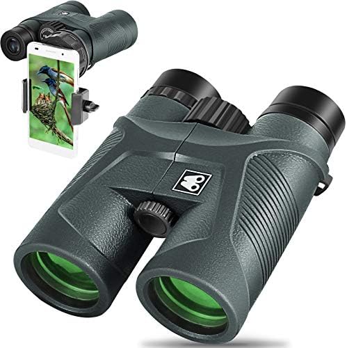 10x42 HD Binoculars for Adults High Powered, Coregreen BAK-4 Prism FMC Lens Professional, Large View Binoculars with Clear Low Light Vision for Bird Watching Hunting Hiking Travel Cruise - product photo 4 of 5