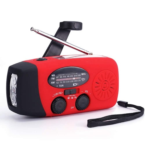 JOUALY radio showing hand crank and side ports