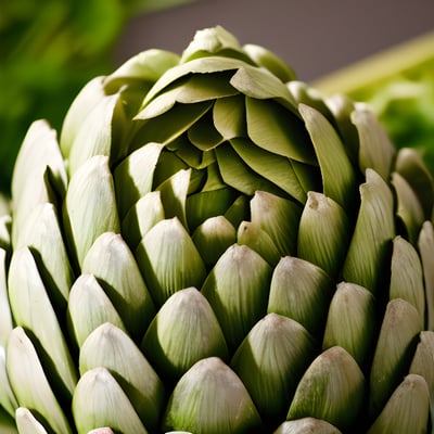 A close up of a green plant with lots of leaves