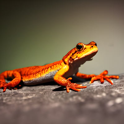 A close up of a lizard on a rock