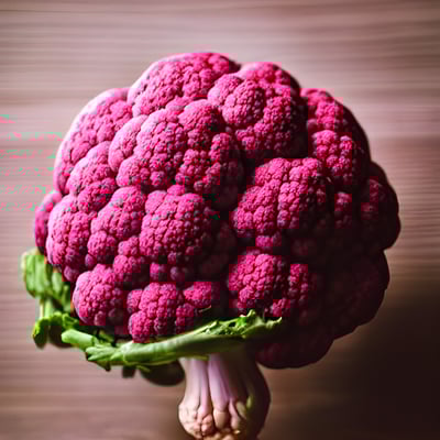 A close up of a bunch of broccoli on a table