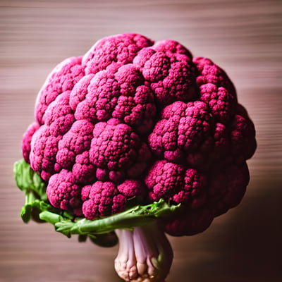 A close up of a bunch of broccoli on a table