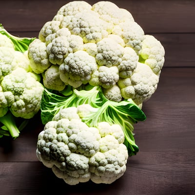 A pile of broccoli sitting on top of a wooden table