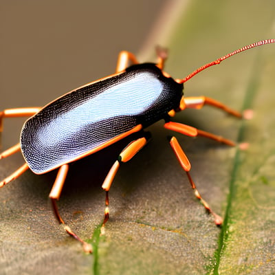 A close up of a bug on a leaf
