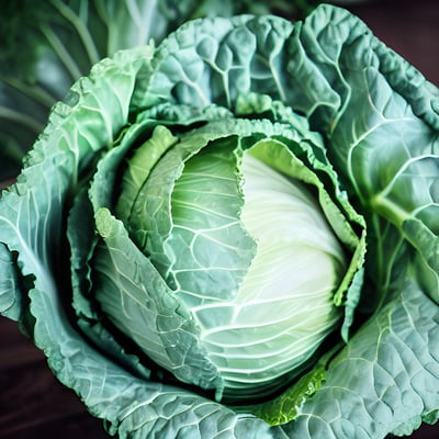 A close up of a green leafy vegetable